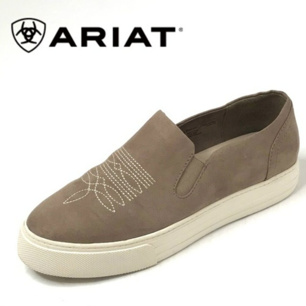 Ariat Beige Slip-On Sneakers